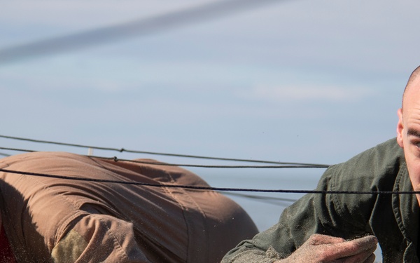 Aircrew Compete with Survival Skills for Growler Week