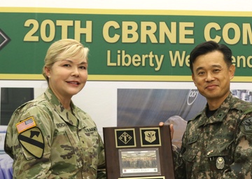 Premier US Army CBRNE Command hosts South Korean counterparts for exercise