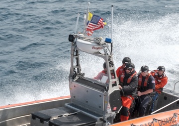 Coast Guard Cutter Northland conducts small boat training