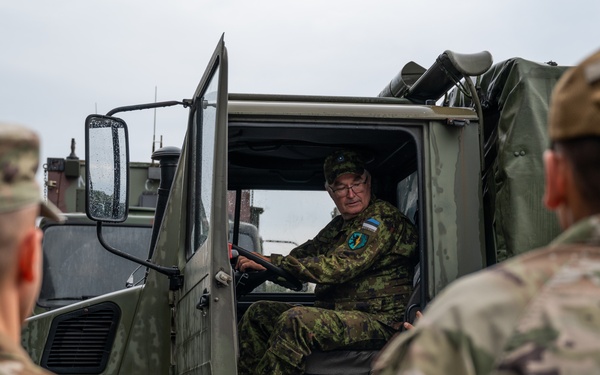 Maryland Airmen provide convoy training to logistics counterparts in Estonia