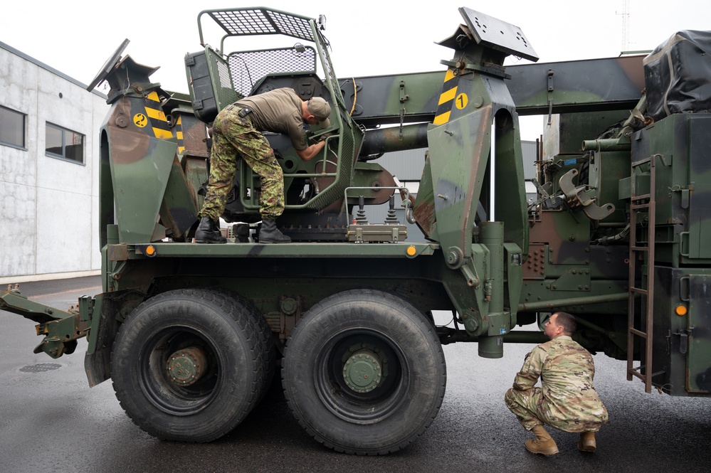 Maryland Airmen provide convoy training to logistics counterparts in Estonia