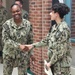 HM3 MendezDelgado presented with Shipmate of the month