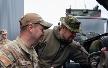 Maryland Airmen provide convoy training to logistics counterparts in Estonia