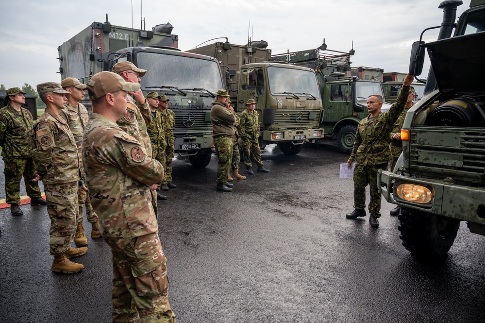 Maryland Airmen provide convoy training to logistics counterparts in Estonia