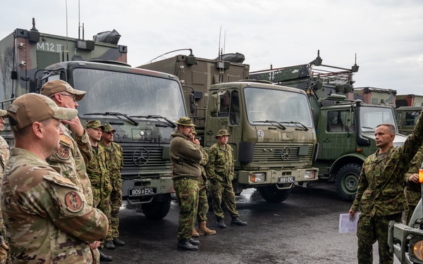 Maryland Airmen provide convoy training to logistics counterparts in Estonia