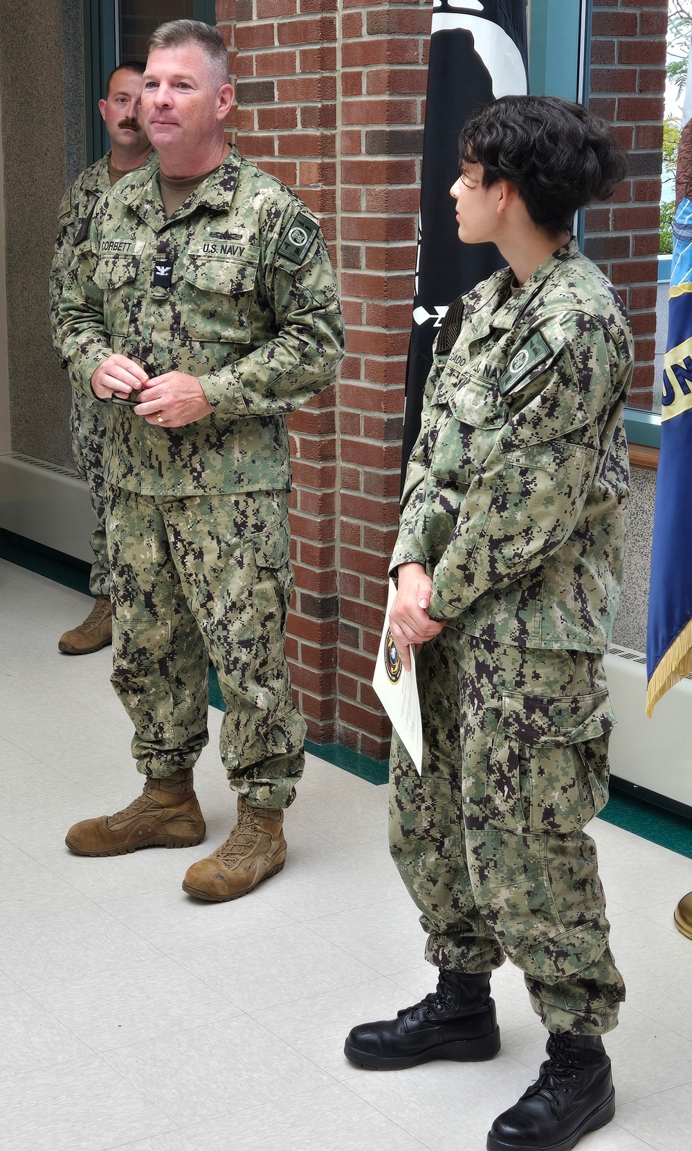 HM3 Mendez Delgado earnsshipmate of the month