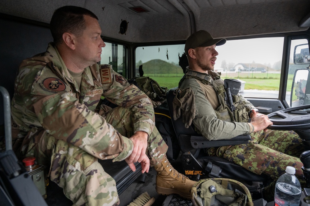 Maryland Airmen provide convoy training to logistics counterparts in Estonia