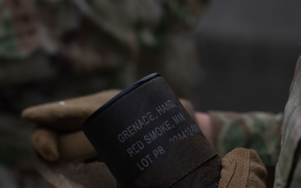 436th SFS executes smoke grenade training