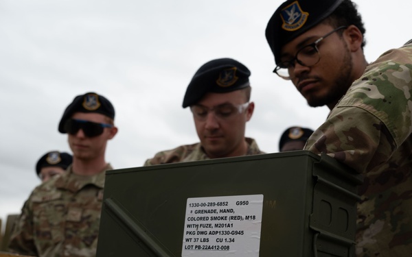 436th SFS executes smoke grenade training