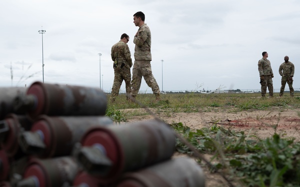 436th SFS executes smoke grenade training