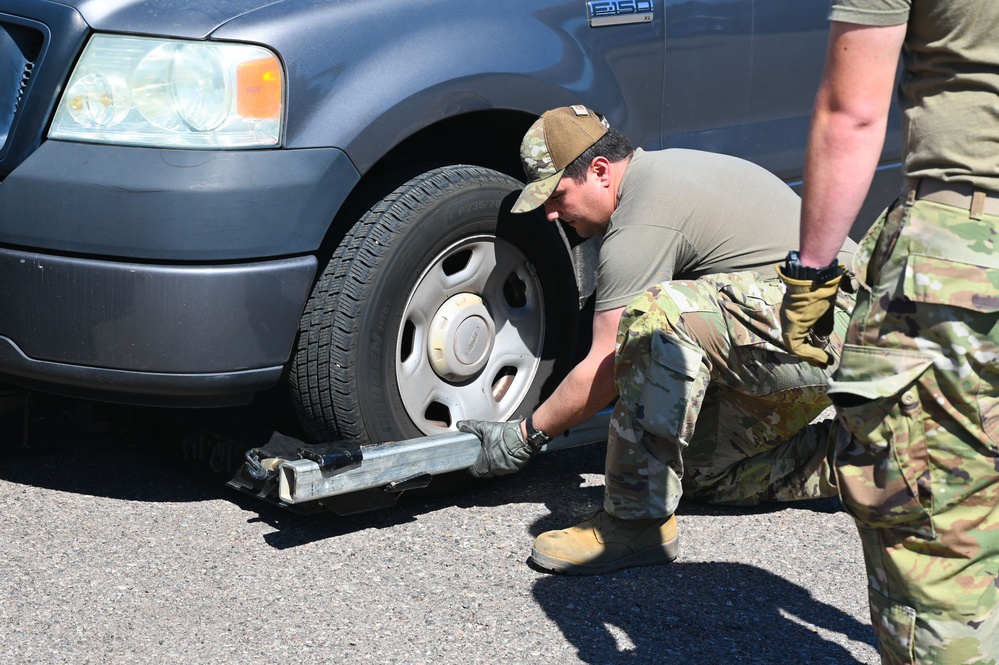 161st Logistics Readiness Squadron train on towing vehicles