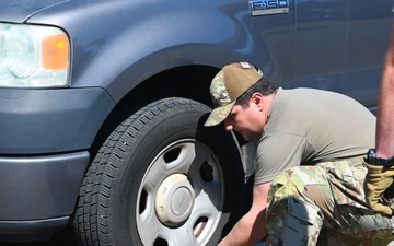 161st Logistics Readiness Squadron train on towing vehicles