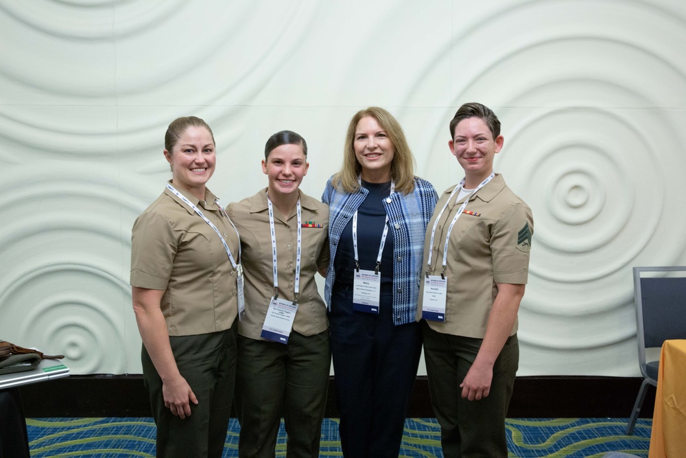 Marines attend 2024 Women in Defense National Conference