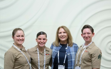 Marines attend 2024 Women in Defense National Conference