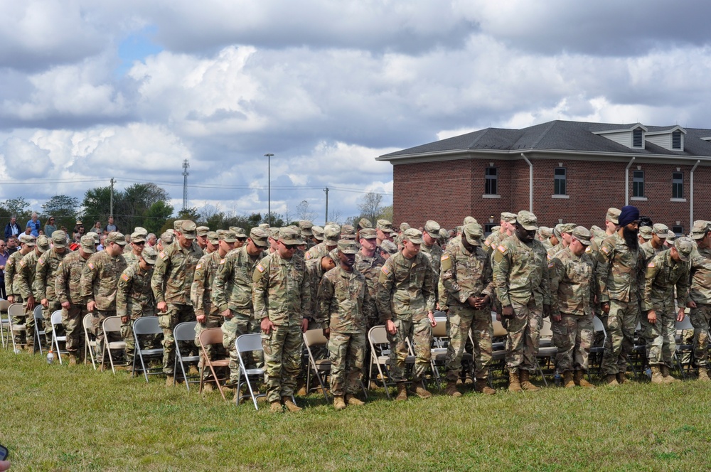 Indiana National Guard soldiers with 38th ID say goodbye to family, friends, peers