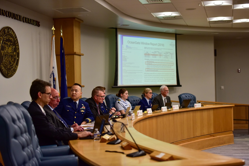 Witnesses testify at U.S. Coast Guard Marine Board of Investigation Titan submersible hearing