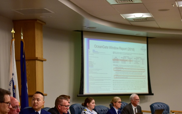 Witnesses testify at U.S. Coast Guard Marine Board of Investigation Titan submersible hearing