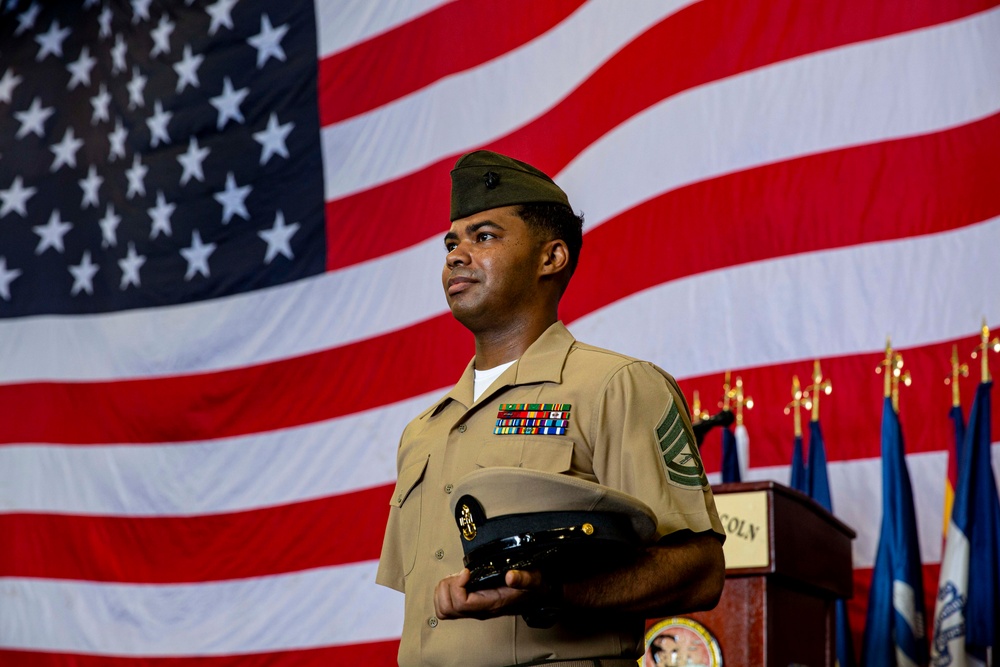 Abraham Lincoln hosts a 2024 chief pinning ceremony