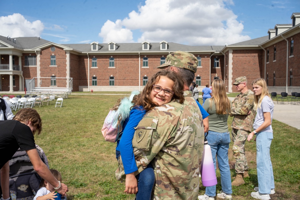 Indiana National Guard soldiers with 38th ID say goodbye to family, friends, peers