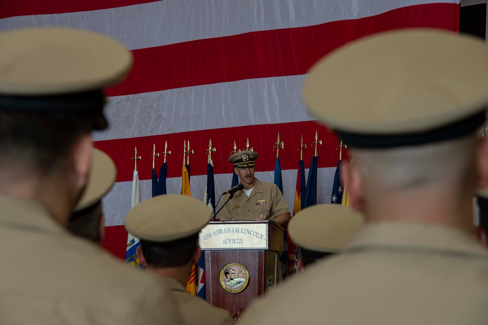 Abraham Lincoln hosts a 2024 chief pinning ceremony