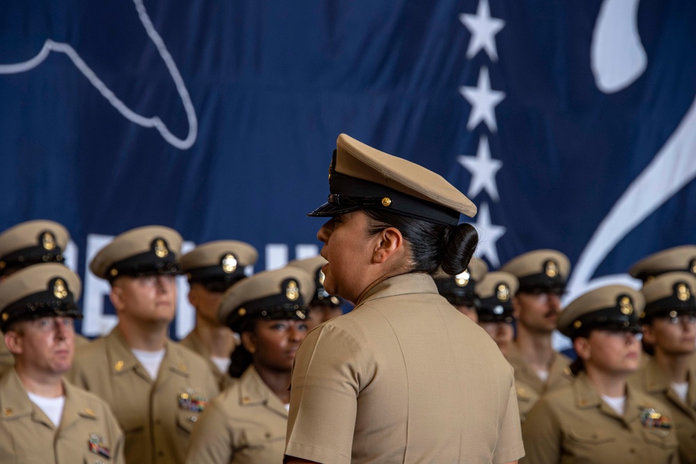 Abraham Lincoln hosts a 2024 chief pinning ceremony