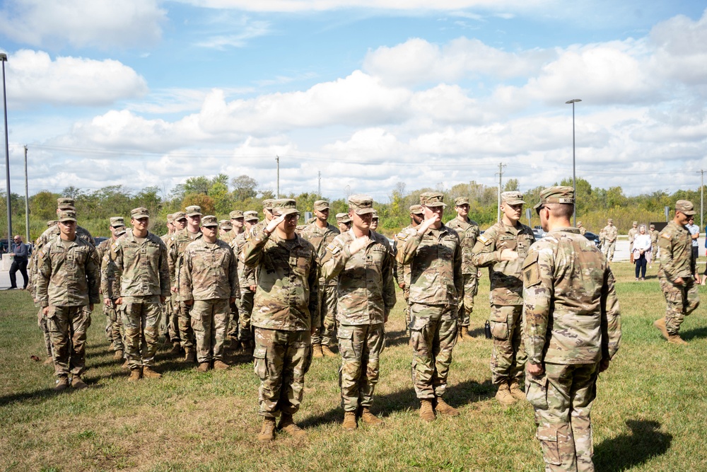 Indiana National Guard soldiers with 38th ID say goodbye to family, friends, peers