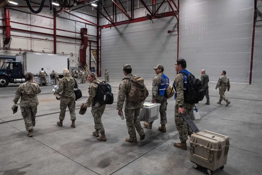 Nevada Air National Guard performs continuity of operations and earthquake exercise at the Nevada Air National Guard Base in Reno on Wednesday, September 25, 2024