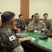 ROKA 50th Infantry Division Command Sergeants Major Meeting