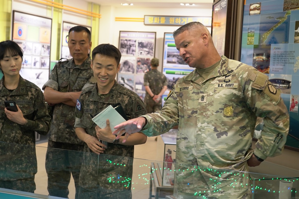 ROKA 50th Infantry Division Command Sergeants Major Meeting