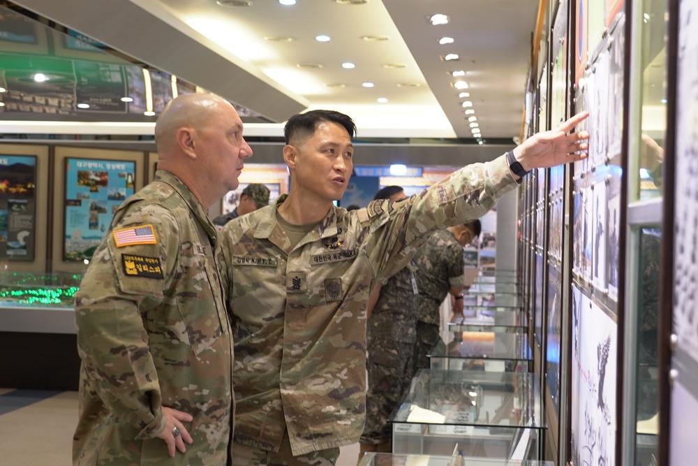 ROKA 50th Infantry Division Command Sergeants Major Meeting