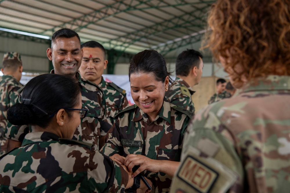 U.S. Air Force and Nepali Army medical experts enhance life-saving skills during Pacific Angel 24-2