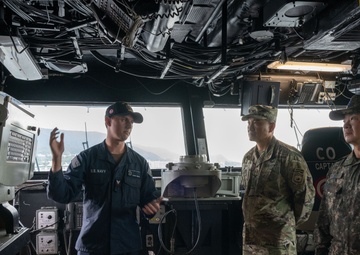 USS America (LHA 6) Hosts Republic of Korea Air Force Brig Gen. Kim Jung Soo, Combined Forces Command