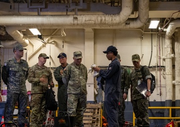 USS America (LHA 6) Hosts Republic of Korea Air Force Brig Gen. Kim Jung Soo, Combined Forces Command
