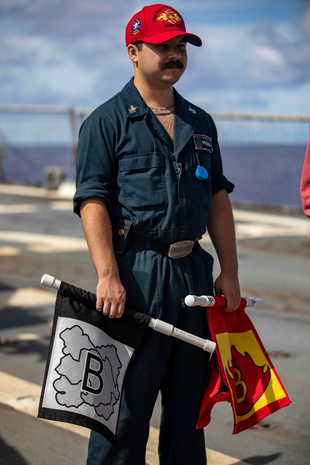 USS Ralph Johnson Conducts Crash and Salvage Drill