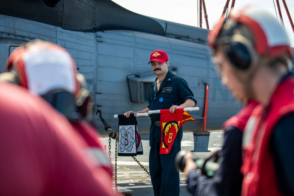 USS Ralph Johnson Conducts Crash and Salvage Drill