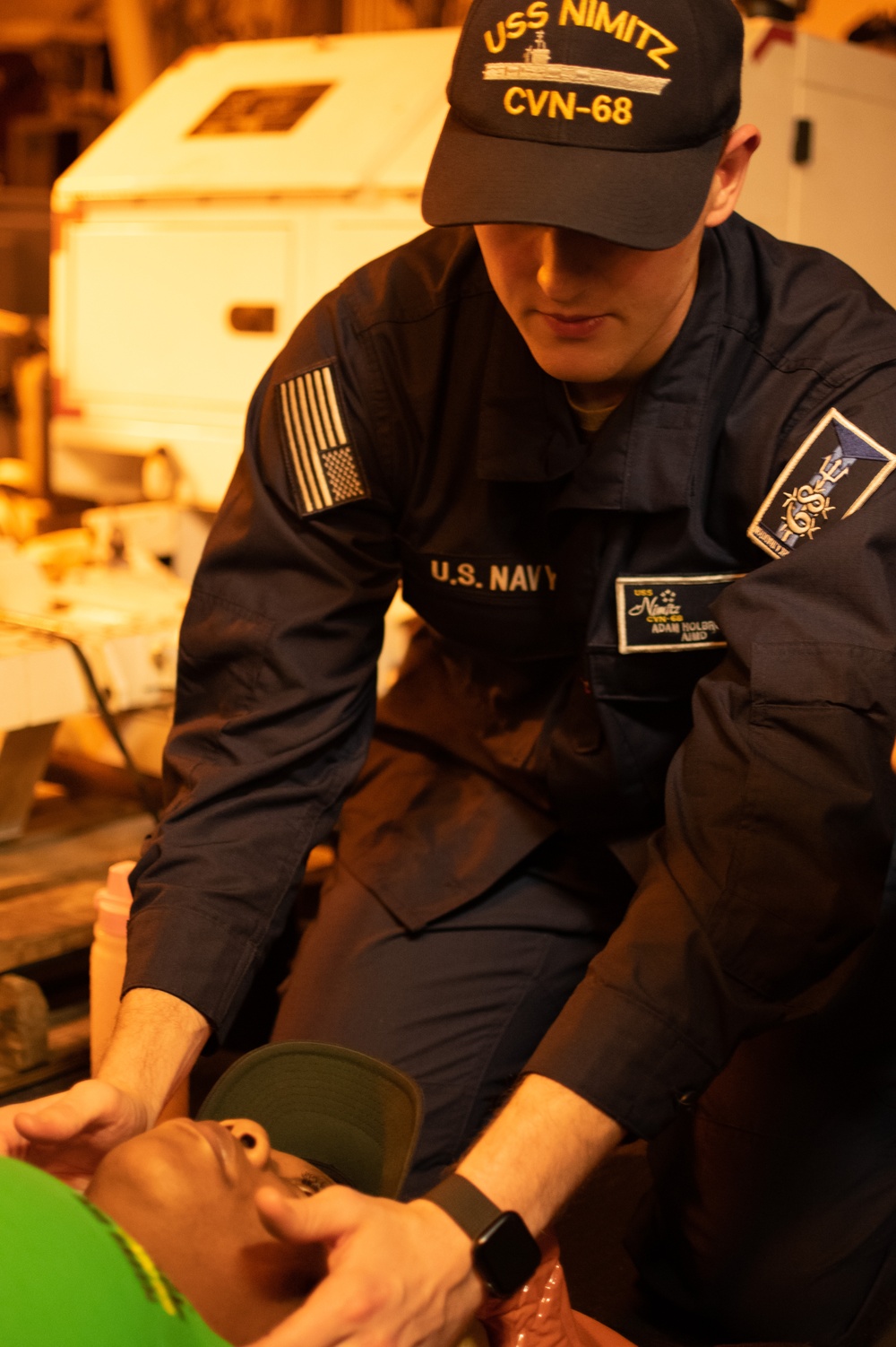 USS Nimitz Conducts General Quarters Drill