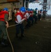 Nimitz Sailors Heave Around Line