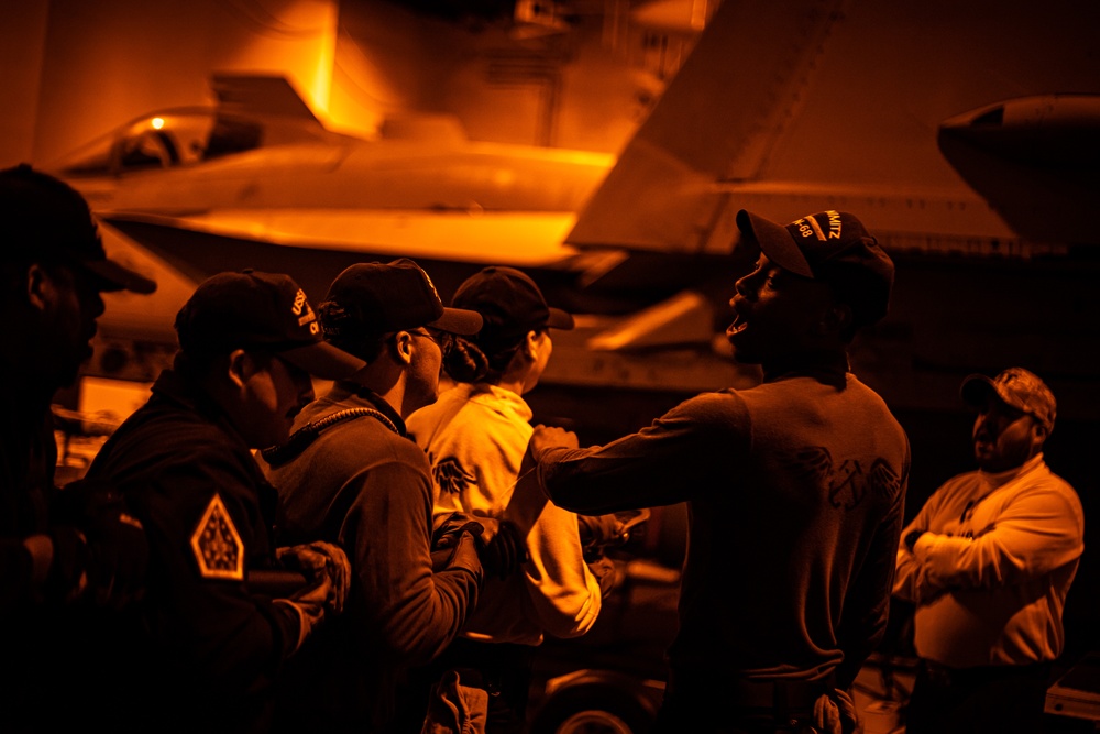 Nimitz Sailors Receive Training During a General Quarters Drill