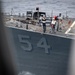 USS Curtis Wilbur Steams Alongside Nimitz