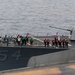 USS Curtis Wilbur Steams Alongside Nimitz