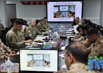 Senior leaders from Kuwait Land Force visit Camp Arifjan to discuss training partnerships