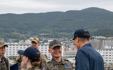 USS America (LHA 6) Hosts Republic of Korea Air Force Brig Gen. Kim Jung Soo, Combined Forces Command