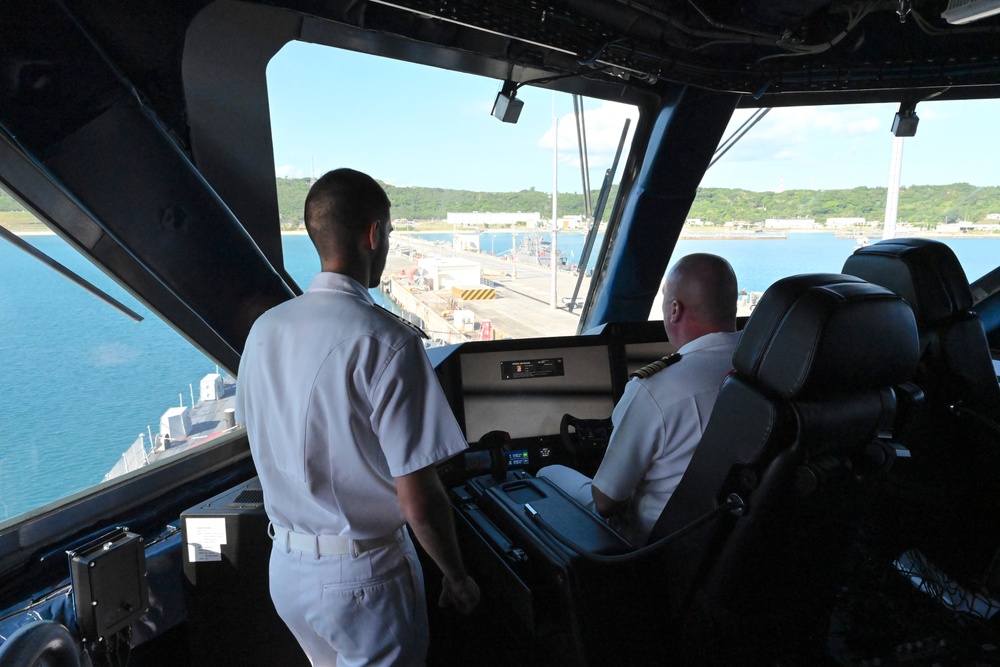 ITS Raimondo Montecuccoli Port Visit to White Beach Naval Facility