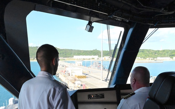 ITS Raimondo Montecuccoli Port Visit to White Beach Naval Facility