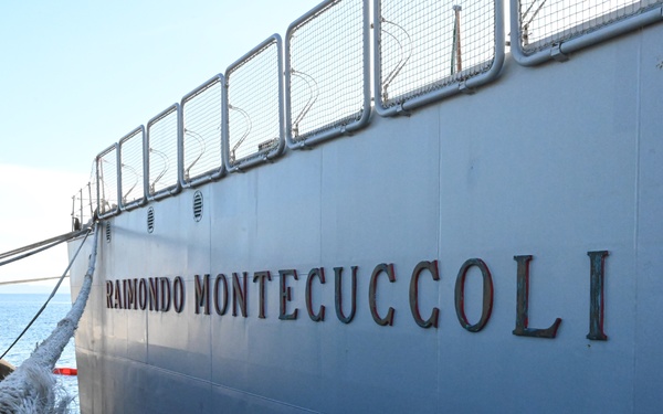 ITS Raimondo Montecuccoli Port Visit to White Beach Naval Facility