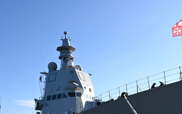 ITS Raimondo Montecuccoli Port Visit to White Beach Naval Facility