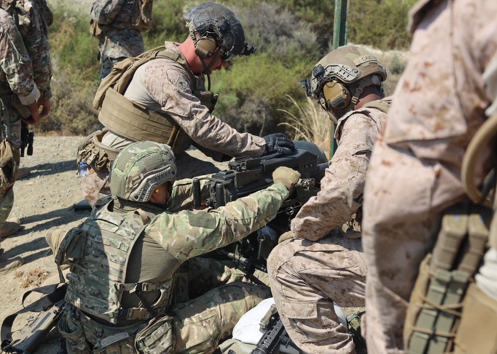 24th MEU (SOC) Conducts Mark 19 Range Near Stavrovouni, Cyprus