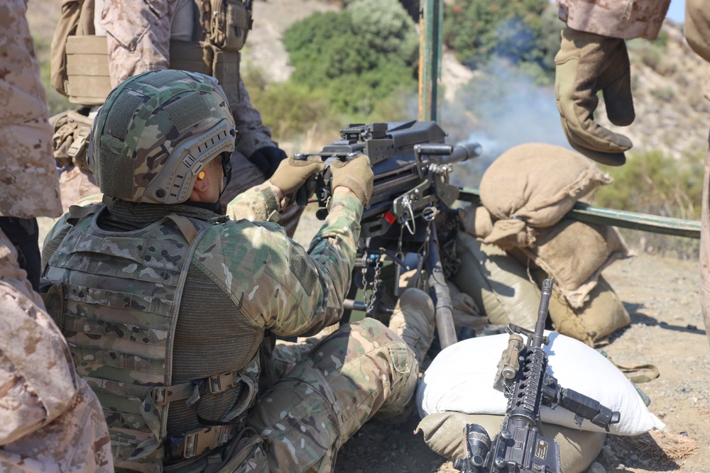 24th MEU (SOC) Conducts Mark 19 Range Near Stavrovouni, Cyprus