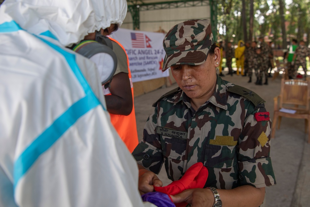 U.S. Air Force and Nepali Army medical put skills to the test during Pacific Angel 24-2