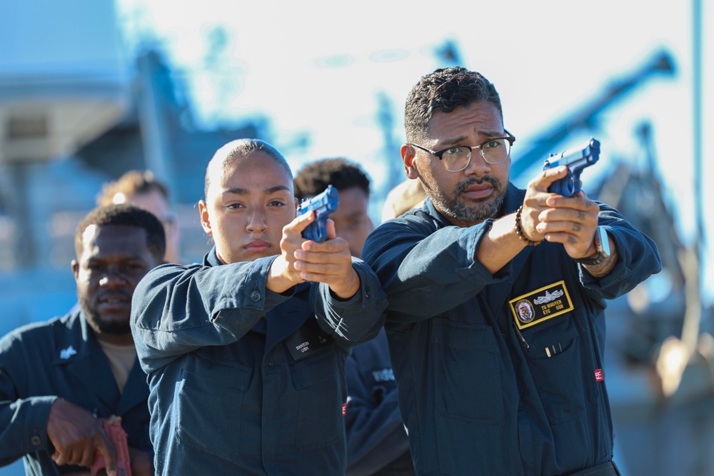 USS Arleigh Burke Security Reaction Force Team Member course